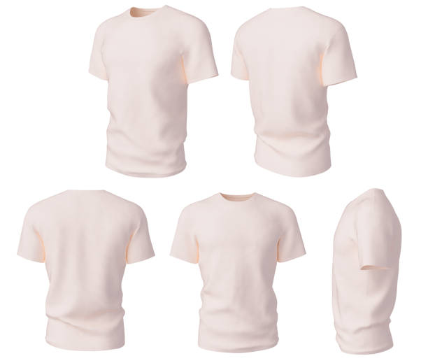 istock T-shirt design template isolated 642967888