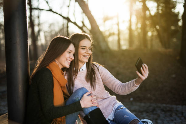 istock Best friends taking a selfie 642968290