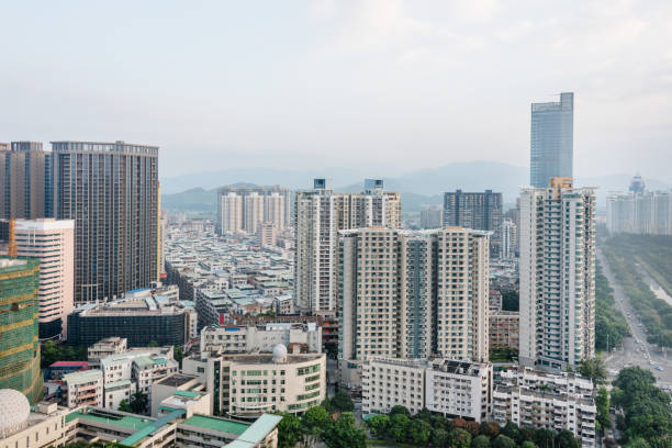 istock city skyline with residential district 642974152