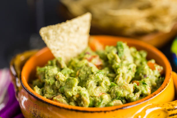 istock Fresh homemade guacamole 642977146