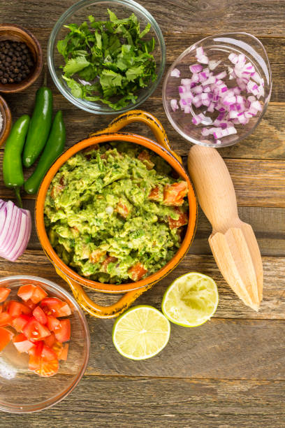 istock Fresh homemade guacamole 642977392