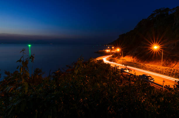 istock Road of scenic light 642980622