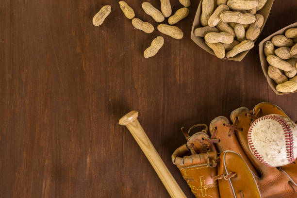 istock Close up of old worn baseball equipment 642980770