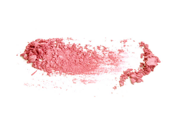 istock pink coral eyeshadow and blush smeared isolated on white background 642981552