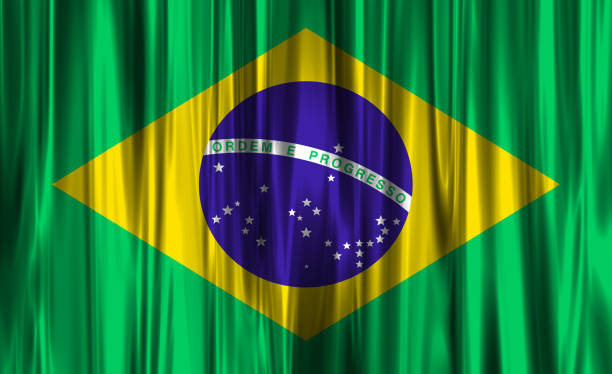 istock National flag of Brazil 642990472