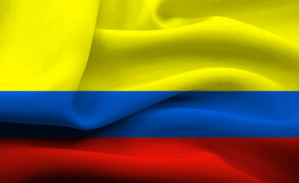 istock National flag of Colombia 642993646