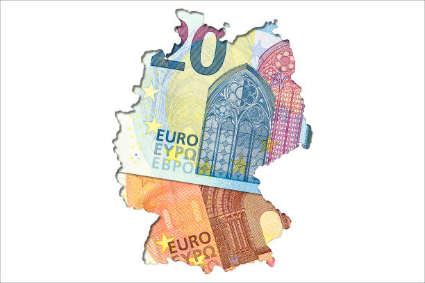 istock 10 and 20 euro bank note in shape of germany 642994182