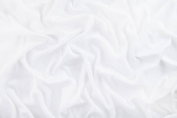 crumpled of white cloth