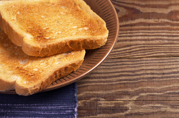 istock Slices of toasted bread 643017500