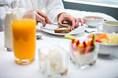 Breakfast In a Hotel Room