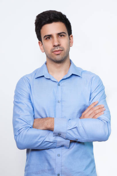 istock Closeup Portrait of Confident Young Handsome Man 643038918