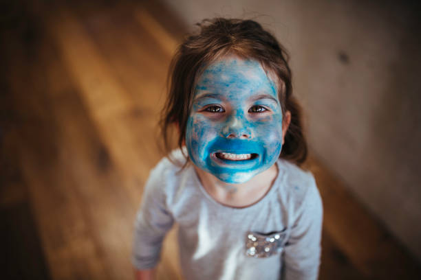 istock Young girl with makeup 643042170