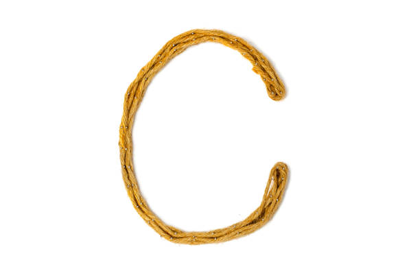 istock Creative wording from rope on the white background. 643042826