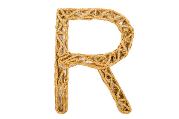 istock Creative wording from rope on the white background. 643043542