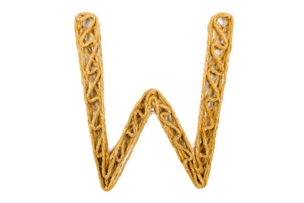 istock Creative wording from rope on the white background. 643043760