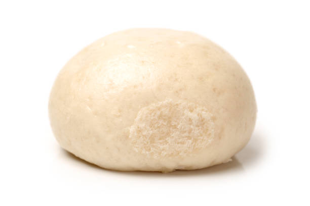 istock Mantou Chinese steamed buns on white background 643056798