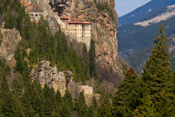 istock Sumela Monastery, ancient greek orthodox monastery in Macka, Trabzon, Turkey 643057304