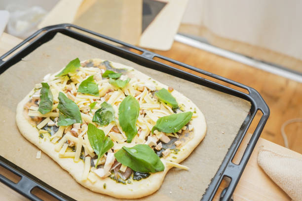 Home cooked pizza
