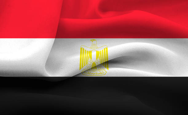 istock National flag of Egypt 643066806