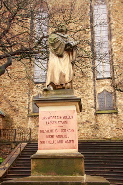 istock Luther Monument in Annaberg-Buchholz 643067112