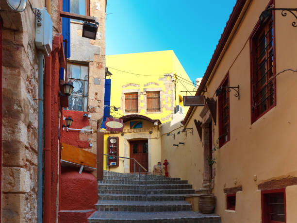 istock Old town of Chania, Crete, Greece 643074546