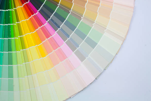 istock Paint colour palette in close-up. 643078018