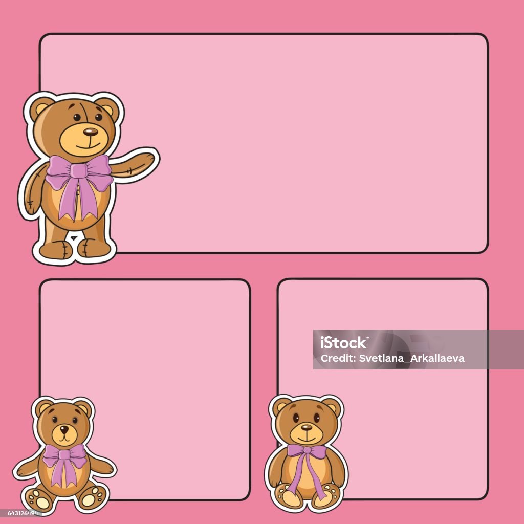 Vector Bear Frame Frame With Bears In The Vector Stock Illustration - Download Image Now ...