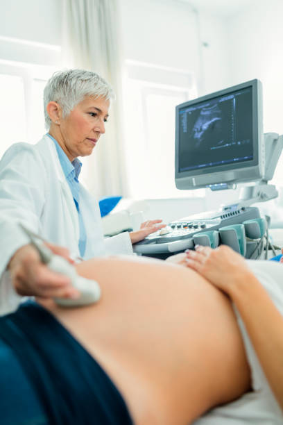 istock Ultrasound Examination In Doctors Office 643140232