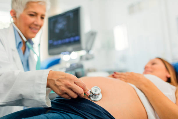 istock Ultrasound Examination In Doctors Office 643143206