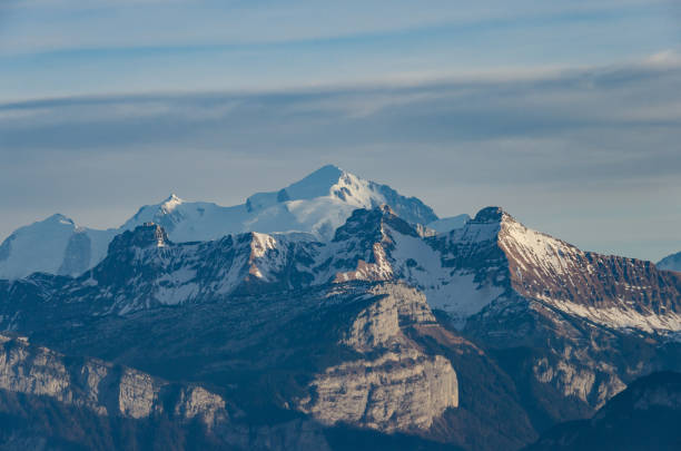 istock Mont Blanc Mountain and the french Alps 643148660