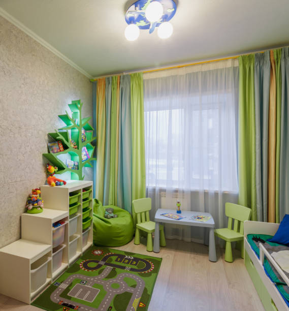 istock interior of kids playing room 643171536