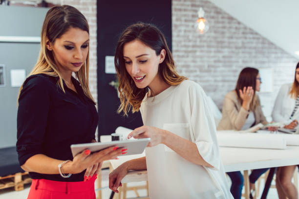 istock Businesswomen Working In Their Office 643172142