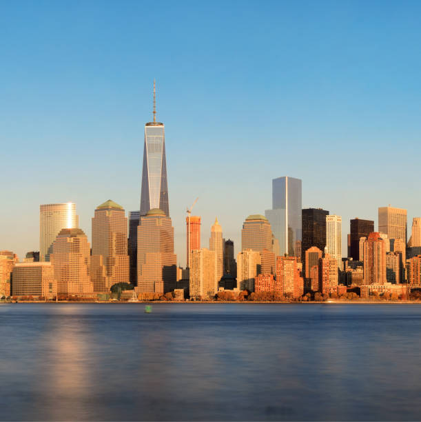 istock New York City sunset skyline 643211992