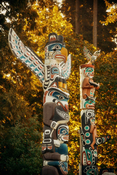 istock Indian totem poles 643216058