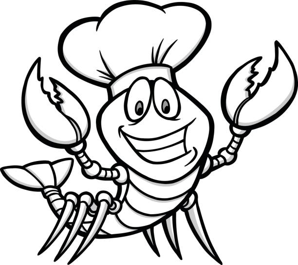 Crawfish Supper Illustration A vector illustration of a Crawfish Supper. cajun stock illustrations