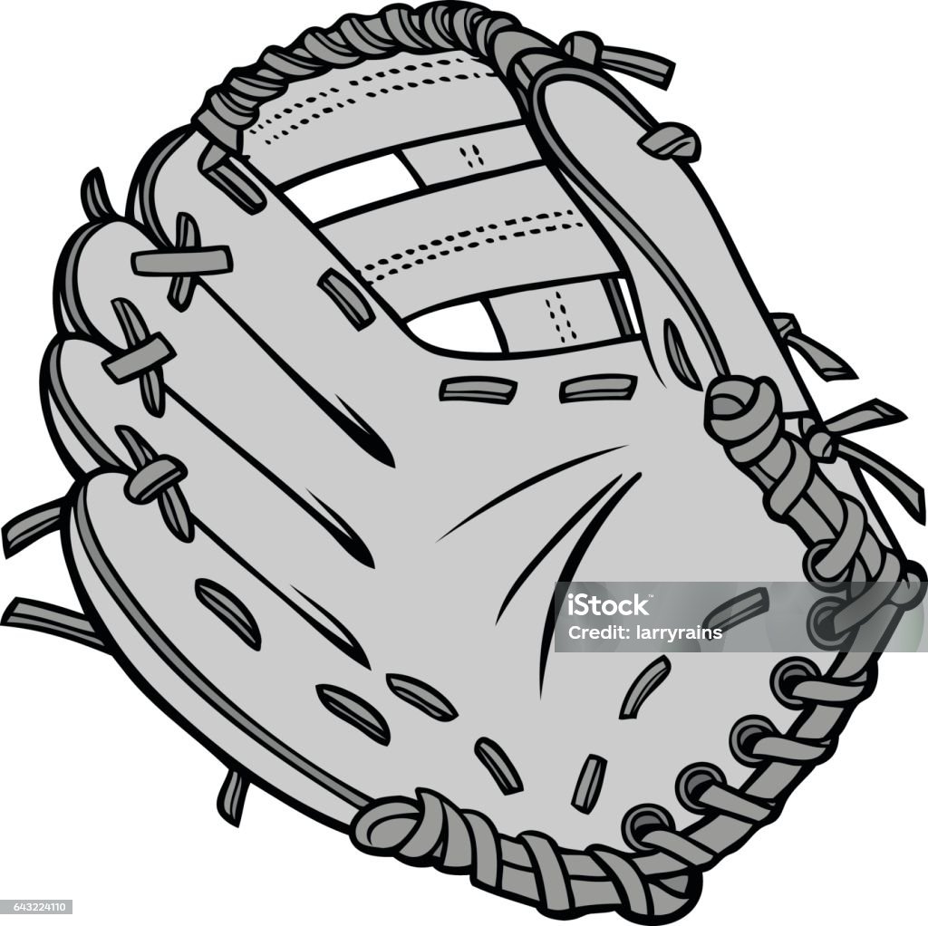 Baseball Glove Illustration A vector illustration of a Baseball Glove. Baseball Glove stock vector