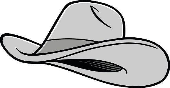 Cowboy Hat Illustration Stock Illustration - Download Image Now ...