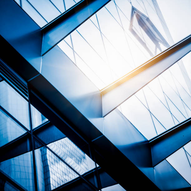 istock full frame of modern building exterior,china. 643227602
