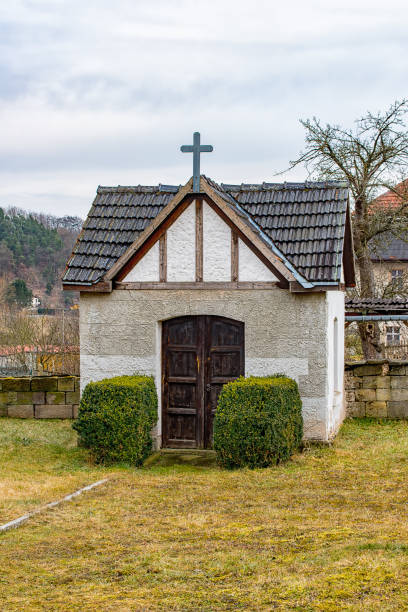 istock Chapel beside a church 643244846