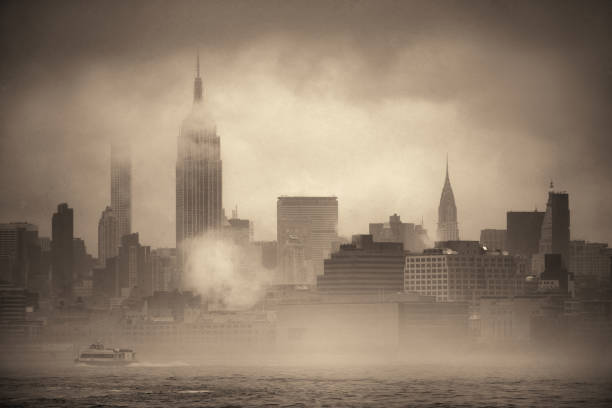 istock New York City fog 643250564