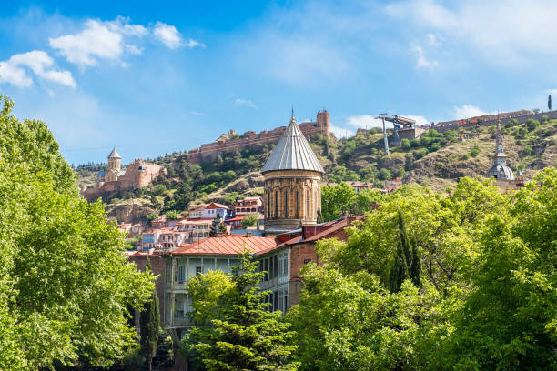 istock view of the old Tbilisi 643251248
