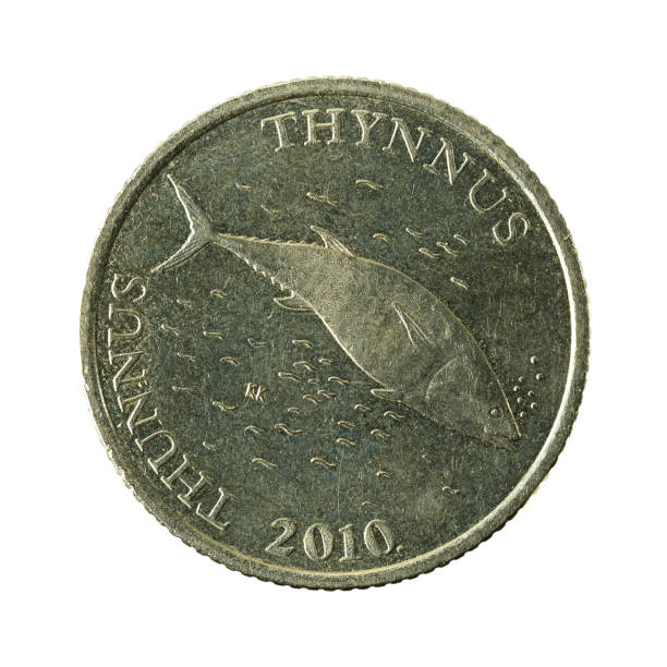 istock 2 croatian kuna coin (2010) reverse isolated on white background 643253840