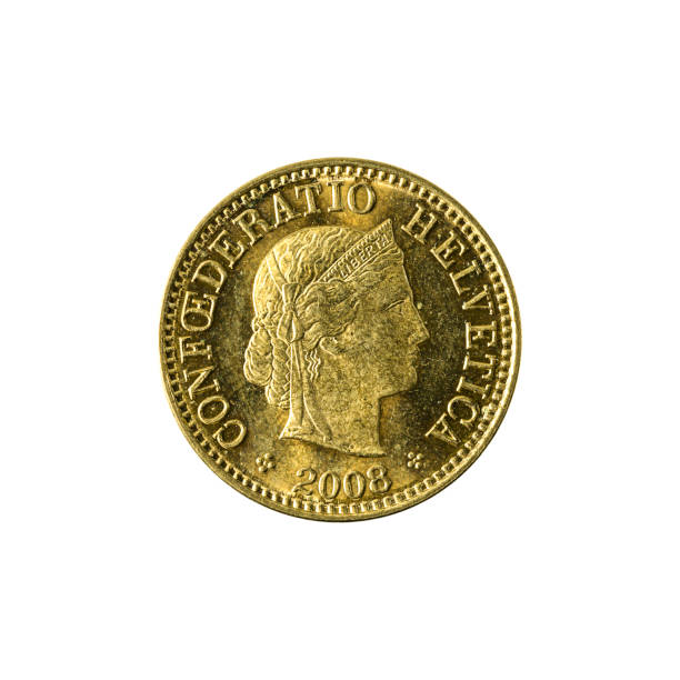 istock 5 swiss rappen coin (2008) reverse isolated on white background 643253894