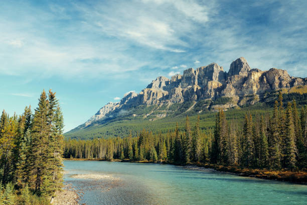 istock Castle Mountain Banff National Park 643253950