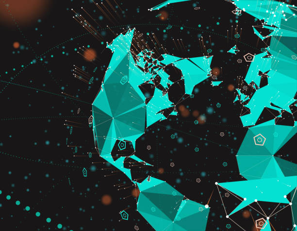 istock Science and Technology Earth, the future of digital earth technology 643254290