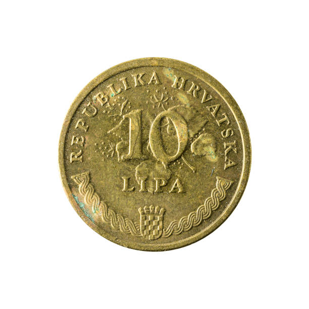istock 10 croatian lipa coin (2007) obverse isolated on white background 643254520