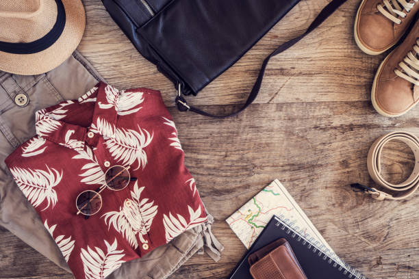 istock Travel concept on wooden background 643281596