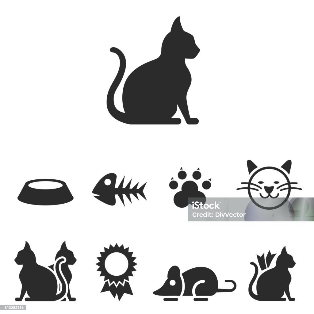 Cat Icons Vector Art, Icons, and Graphics for Free Download