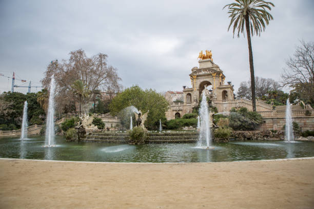 istock Fountain At Parc De La Ciutadella, Barcelona, Spain 643285504