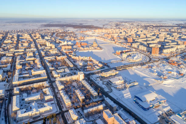 istock Bird's Eyes View Of Urban Areas 643305290